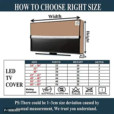 JM Homefurnishings Heavy Duty Waterproof and Dust-Proof LED Smart TV Cover for Sony (32 inch) HD Ready, W622G Series 32W622G Protect Your LCD-LED-TV Now-thumb5
