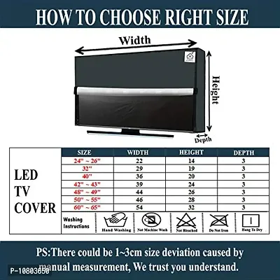 JM Homefurnishings Heavy Duty Waterproof and Dust-Proof LED TV Cover for Panasonic (32 inch) HD Ready, TH-32F201DX Protect Your LCD-LED-TV Now-thumb5