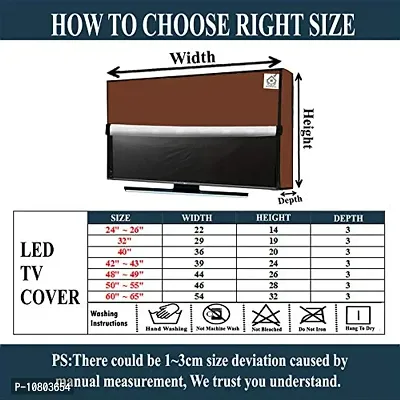 JM Homefurnishings Heavy Duty Waterproof and Dust-Proof LED TV Cover for Sanyo (32 Inches) HD Ready XT-32S7201H Protect Your LCD-LED-TV Now-thumb5