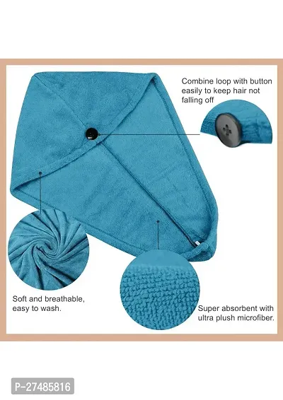 Hair Towel Wrap Absorbent Towel Hair Towel Hair-Drying Bathrobe Hair Warp Towel Microfiber Bath Towel Hair Dry Cap-thumb4