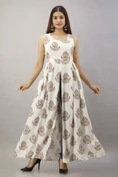 New designer rayon Slub Kurti jaipuri prints kurti !sleeveless kurti ,white kurti ankal leanth kurti modern fashion kurti