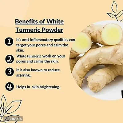 VS Products White Turmeric Root | Kichilli Kilangu | Poolan kilangu | Zedoary root |Kapoor Kachri | Kapur Kachri | Ekangi | Hedychium Spicatum | Spiked Ginger Lily | 450g-thumb4