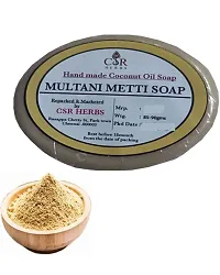 VS Products Handmade Herbal Multani Metti Soap 90g (Pack of 2) absorbs excess oil from the skin without drying it, Pure Coconut oil(Pack of 2)-thumb2