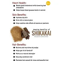 VS Products Herbal Shikakai Powder 400g(Amla, Reetha, Shikakai, Bhringraj, Hibiscus Flower mixing) Hair Pack  Hair Cleanser for Healthy Strong Hair 400g-thumb3