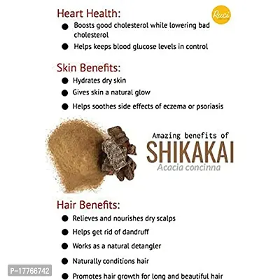 VS Products Herbal Shikakai Powder 400g(Amla, Reetha, Shikakai, Bhringraj, Hibiscus Flower mixing) Hair Pack  Hair Cleanser for Healthy Strong Hair 400g-thumb4