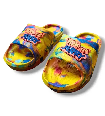 Unisex Baby  Kids Flip Flops Slippers Tom  Jerry Name Logo Funky Slippers Pack of 1