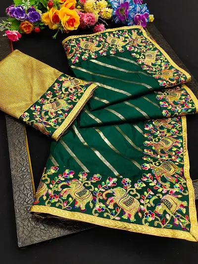 Trending cotton blend sarees 