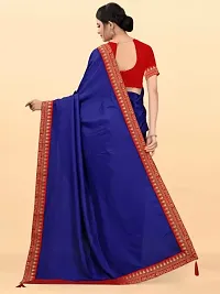 Solid Fancy Saree With Lace And Blouse-thumb1