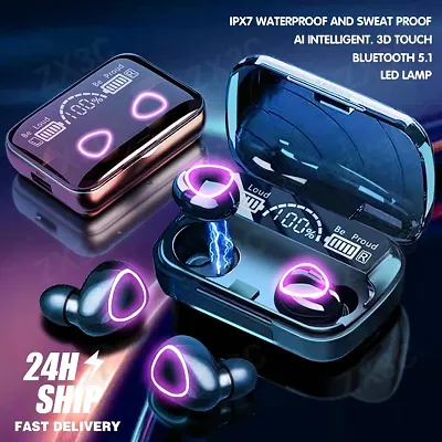 F9-5 / M12 / M10 / M19 / T2 / G35B TWS 5.1 Bluetooth Earphones Wireless Bass Stereo In-ear Earbuds Handsfree Headset Charging Case Touch Waterproof IP7X LED Digital Display Bluetooth Headset.
