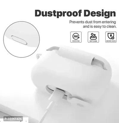 Airpods Pro with MagSafe Charging Case Bluetooth Headset (White, True Wireless) Compatible with Xiaomi, Lenovo, Apple, Oneplus, Redmi, Mi, Mivi, Dizo, Samsung, Sony, Gionee, Oppo, Boult, Vivo, , Realm-thumb4