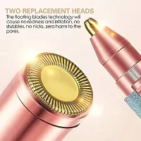 2 in 1 Rainbow Blowless Painless Face Hair Removal Machine for Women Upper lip Hair Remover, Eyebrow Hair, Chin Hair Epilator Hair Remover Trimmer for Women (USB Charging)-thumb2