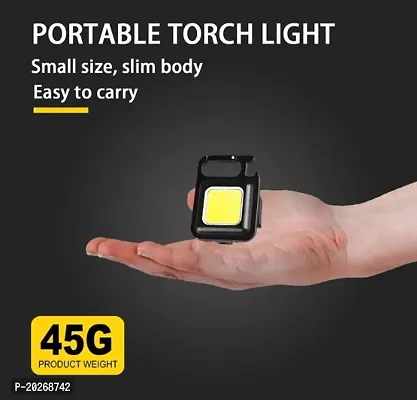 Mini Flashlight Keychain with Folding Bracket Bottle Opener and Magnetic Base for Emergency and Outdoor Usehellip;-thumb3