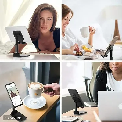 Tablets, Kindle, iPad, Adjustable Mobile Stand, Black,-thumb2