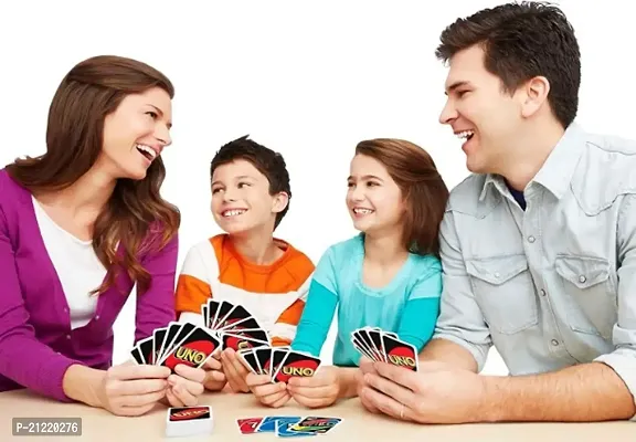 UNO Family Card Game, with 112 Cards, Makes a Great Gift for 7 Year Olds and Up, UNO Card Game Playing Cards Classic Card