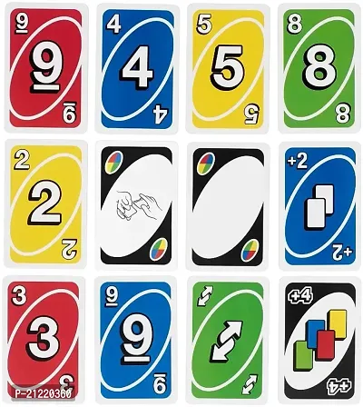 Uno Playing Card Game for 7 Yrs and Above for Adult, set of 112 cards for time pass.