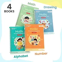 Magic Practice Copybook Set (10 Refills, 1 Pen, and 1 Grip) - Number Tracing Book for Kids (Set of 4)-thumb2