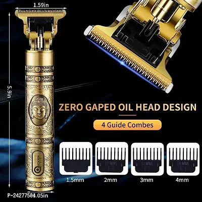 T9 VINTAGE Hair Trimmer SBG Sal (pack of 1, Golden Colour)-thumb0