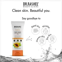 DR.RASHEL Papaya Face Wash With Natural Papaya Extracts  Fruits for glowing and all type skin-thumb1