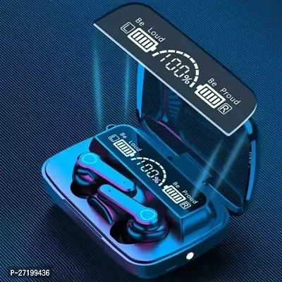 Earphone Touch Control Mirror Digital Display Wireless Bluetooth 5.1 Headphones with Microphone-thumb3