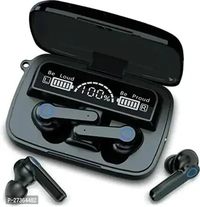 Stylish Black In -Ear Bluetooth Wireless Headphones With Microphones-thumb0
