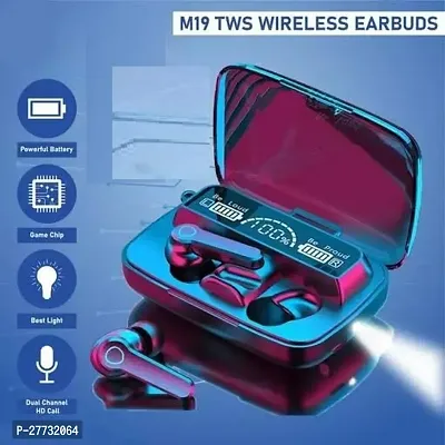 Earbuds TWS Earphone Touch Control  Digital Display Wireless Bluetooth 5.1 Headphones with Microphone-thumb0