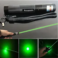 Long Range Laser, Rechargeable Laser Single-Press On/Off, Adjustable Focus Green Flashlight for Night Astronomy Outdoor Camping and Hiking-thumb1