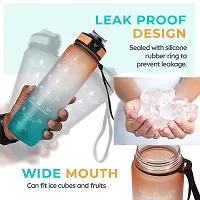 Motivational Wter Bottle 1 litre Sipper Bottle For Adults With Time Measurement Non-Toxic Water bottle for office,Water bottle for gym-thumb3