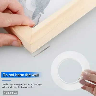 Nano Tape Adhesive Double Side Tape for Walls, Reusable Traceless Nano Double Sided Tape-thumb2