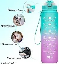 900 Ml Water Bottle with Straw - Assorted Color-thumb1