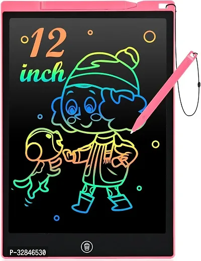 12 Inch Large Size LCD Writing Tablet for Kids Electronic Colorful Screen Draing Board Doodle Scribbler Pad Learning Educational for Boy Girl (Multi Color)-thumb0