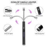 Electric Lighter for Candles Rechargeable Electric Gas Lighter/Plasma Lighter Flameless-thumb3