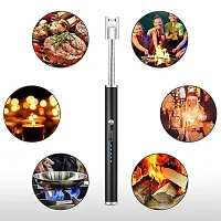 Modern 360 Degree Flexible Rechargeable Electric Kitchen Lighter Pack Of 3-thumb1