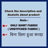 Slowrose Men's Polycotton Fully Digital Printed Unstitched Shirt Fabric Piece For Men And Boys (2.25 Meter) (Maroon)-thumb4