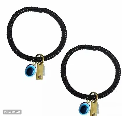 Elegant Multicoloured Plastic Beads Bracelets For Unisex, Pack Of 2