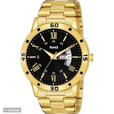 DD Gold Chain Black Dial  Premium Analog Watch - For Men