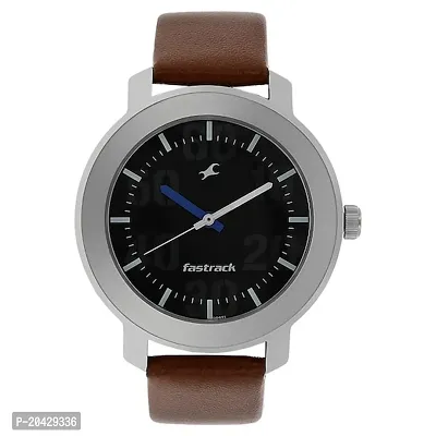 3121SL01 Black Strap Brown Premium Analog Watch For Men