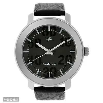 3121SL03 Black Strap Black Premium Analog Wrist Watch For Boys  Men
