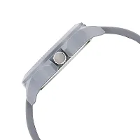 3123SL02 Black Strap PU Grey Premium Sports Analog Timepiece For Boys  Men Wearing in Swimming Pool, Rainy Weather-thumb2