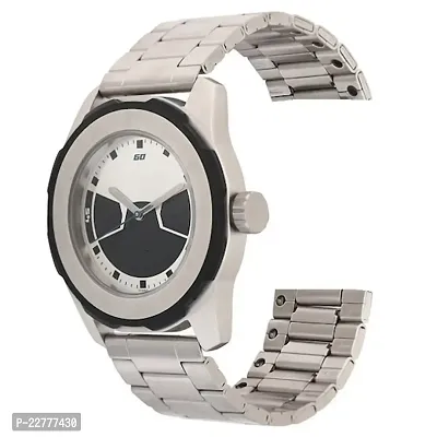 High Demanding Watch L3099SM02 Dial Black With Stainless Steel Chain, A Trendy Analog Timepiece For Boys  Men-thumb2