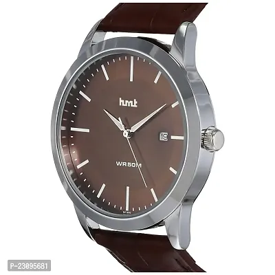 Latest Trendy Watch Dial Brown Strap Leather Brown Premium Analog Wrist Watch For Boys  Men-thumb2