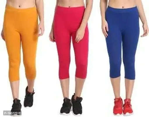 Buy UrbanMark Junior Multicolor Solid Leggings (Pack Of 3) for Girls  Clothing Online @ Tata CLiQ