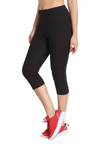 Zunaira Capris for Womens/Girls 3/4 Leggings for Women Capri of Women Combo of 1-thumb2