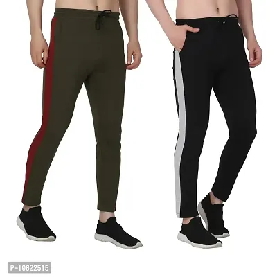 ATZ Men Trackpants Combo 2 Mehandi black-38-thumb0