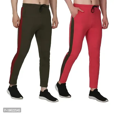 ATZ Men Trackpants Combo 2 Mehandi gajari-30-thumb0