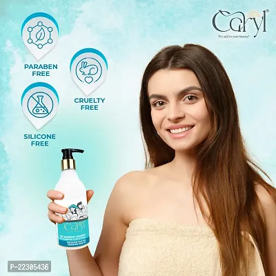 Caryl 300ml Anti Dandruff Shampoo Infused with Fludipure 8g, Cinnamon Oil  Coffee Extract Clears Dandruff Flakes, Purifies Scalp  Reduces Scalp Irritation Suitable for Men and Women-thumb2