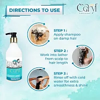 Caryl 300ml Anti Dandruff Shampoo Infused with Fludipure 8g, Cinnamon Oil  Coffee Extract Clears Dandruff Flakes, Purifies Scalp  Reduces Scalp Irritation Suitable for Men and Women-thumb2