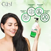 Caryl 300 ml Gentle Care Sulfate free Shampoo Cleanses and Restores Hair Shine Enriched with Biotin, Almond Oil  Green Tea Extract Suitable for Men  Women-thumb2