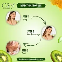 Caryl 100 ML Fresh  Glow Face Wash With Aloe Vera,Turmeric Extract  Kiwi Fruit Extract - Cleansing Skin Whitening Facial Foam Paraben Free -Men and Women Suitable for All Skin Types-thumb2