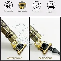 Maxtop Golden Trimmer Buddha Style Trimmer, Professional Hair Clipper, Adjustable Blade Clipper, Hair Trimmer and Shaver For Men, Retro Oil Head Close Cut Precise hair Trimming Machine-thumb2