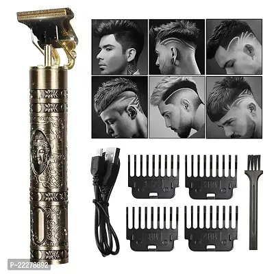 BEARD TRIMMER FOR MAN Durable Sharp Accessories Blade Trimmer and Shaver with 4 Trimming Combs